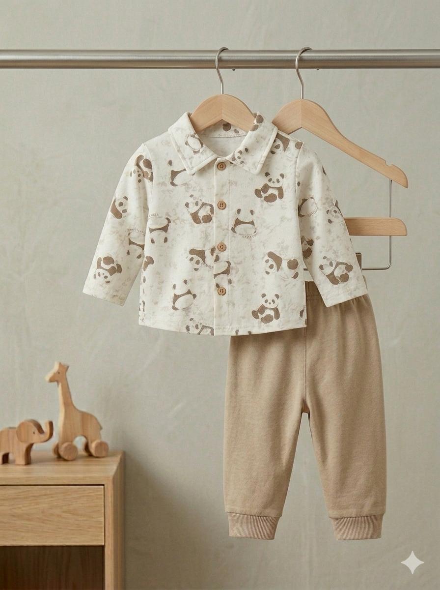 Cute Panda Playtime Co-ord set