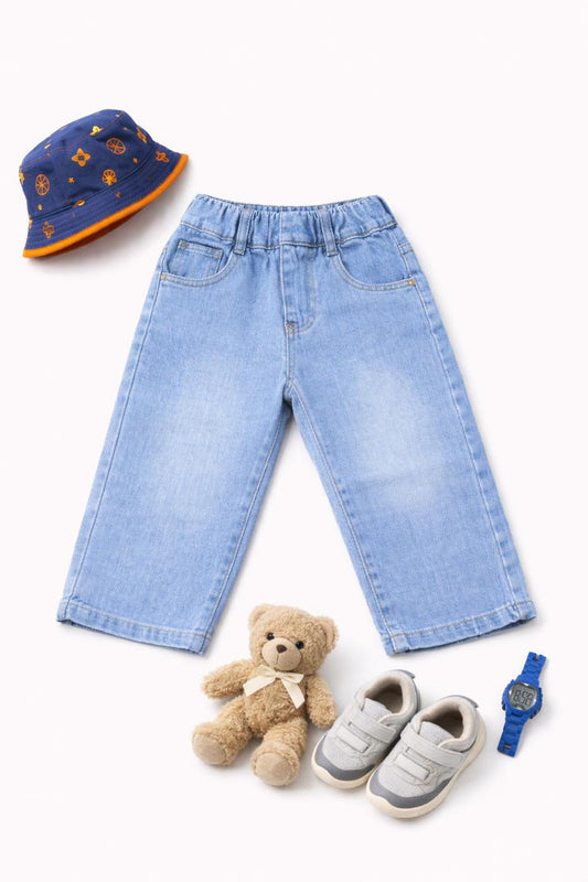 Light Wash Kids Denim Pants