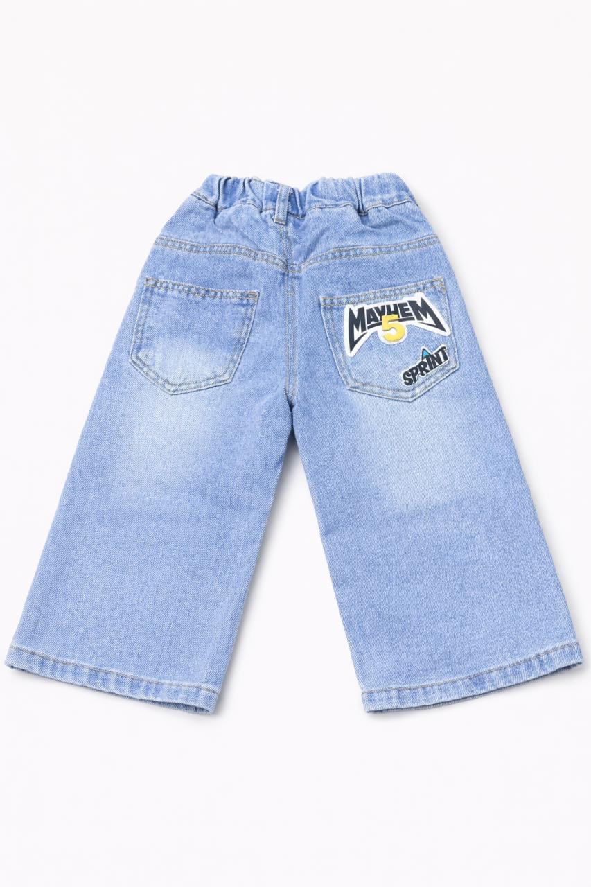 Light Wash Kids Denim Pants