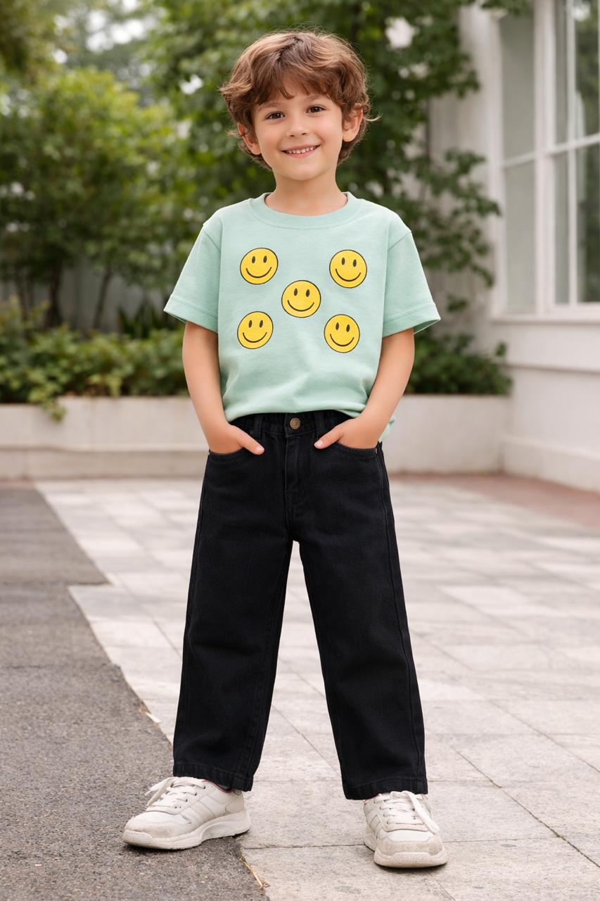 Kids Classic Black Denim Jeans