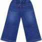 Girls Rhinestone Details Denim Jeans