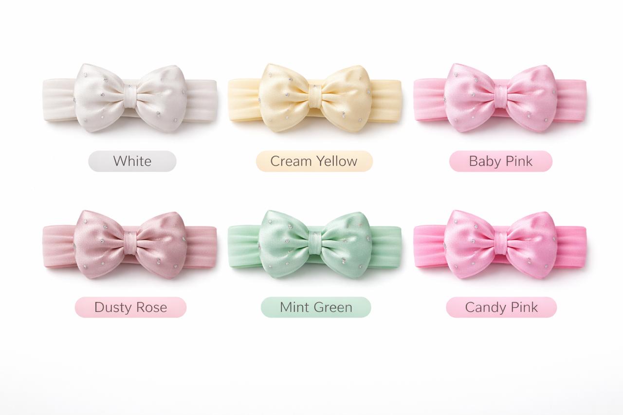 Sparkle Bow Baby Headband