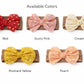 Golden Dot Bow Headband