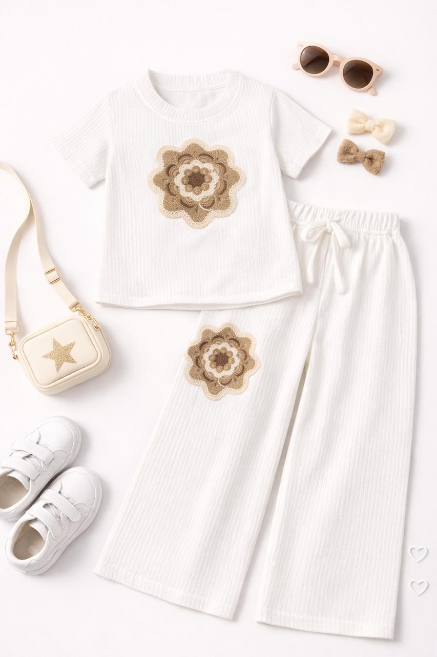 Ivory Bloom Co-ord Set