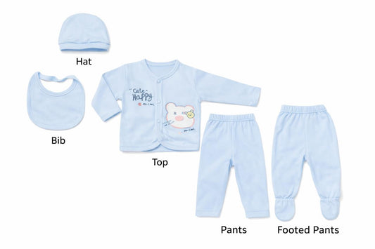 Berry & Boo Cozy Baby 5 Pcs set